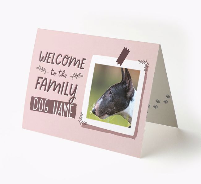 Welcome To The Family: {breedFullName} Photo Upload Card